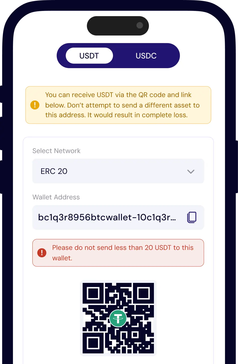 stable coin screen