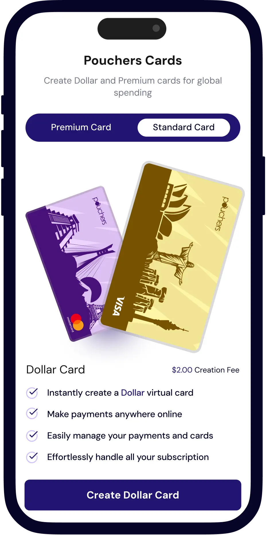 Standard Dollar Card